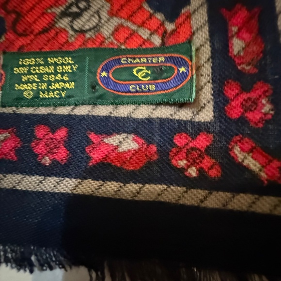 FABULOUS NWOT SCARF 100% WOOL - Picture 4 of 4